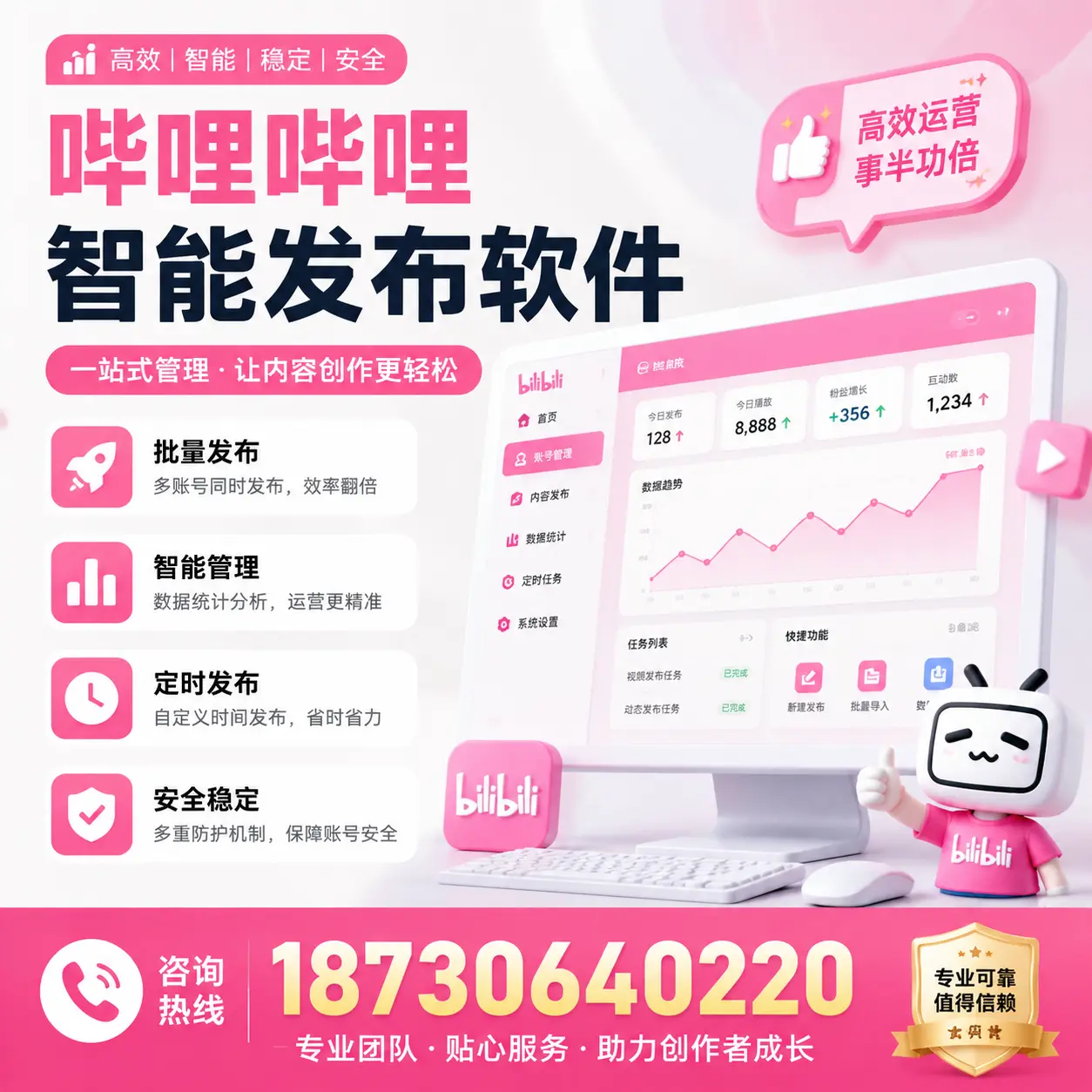 如何评估哔哩哔哩智能发布软件的ROI?衡阳 企业必读